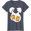 image:imageGudetama Lazy Egg Twins Tee Shirt TShirtHeather Blue