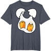 image:imageGudetama Lazy Egg Twins Tee Shirt TShirtHeather Blue
