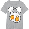 image:imageGudetama Lazy Egg Twins Tee Shirt TShirtHeather Grey
