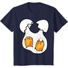 image:imageGudetama Lazy Egg Twins Tee Shirt TShirtNavy Blue