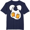 image:imageGudetama Lazy Egg Twins Tee Shirt TShirtNavy Blue