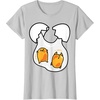 image:imageGudetama Lazy Egg Twins Tee Shirt TShirtSilver Grey