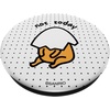 image:imageGudetama The Lazy Egg Black and White Polka Dots Not Today PopSockets Standard PopGripStandard