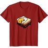 image:imageGudetama The Lazy Egg Japan Lazy Hanging TShirt SmallCranberry Red