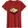 image:imageGudetama The Lazy Egg Japan Lazy Hanging TShirt SmallCranberry Red