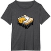 image:imageGudetama The Lazy Egg Japan Lazy Hanging TShirt SmallDark Heather Grey