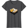 image:imageGudetama The Lazy Egg Japan Lazy Hanging TShirt SmallDark Heather Grey