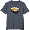 image:imageGudetama The Lazy Egg Japan Lazy Hanging TShirt SmallHeather Blue