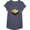 image:imageGudetama The Lazy Egg Japan Lazy Hanging TShirt SmallHeather Blue