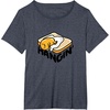 image:imageGudetama The Lazy Egg Japan Lazy Hanging TShirt SmallHeather Blue