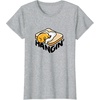 image:imageGudetama The Lazy Egg Japan Lazy Hanging TShirt SmallHeather Grey