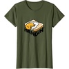 image:imageGudetama The Lazy Egg Japan Lazy Hanging TShirt SmallOlive Green