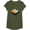 image:imageGudetama The Lazy Egg Japan Lazy Hanging TShirt SmallOlive Green