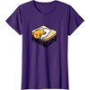 image:imageGudetama The Lazy Egg Japan Lazy Hanging TShirt SmallPurple