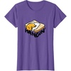 image:imageGudetama The Lazy Egg Japan Lazy Hanging TShirt SmallPurple Heather