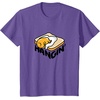 image:imageGudetama The Lazy Egg Japan Lazy Hanging TShirt SmallPurple Heather