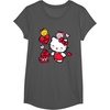 image:imageHello Kitty Be Mine Candy Gifts Valentines TShirt SmallAsphalt Grey