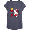image:imageHello Kitty Be Mine Candy Gifts Valentines TShirt SmallHeather Blue