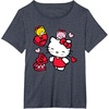 image:imageHello Kitty Be Mine Candy Gifts Valentines TShirt SmallHeather Blue
