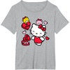 image:imageHello Kitty Be Mine Candy Gifts Valentines TShirt SmallHeather Grey