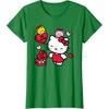 image:imageHello Kitty Be Mine Candy Gifts Valentines TShirt SmallKelly Green