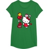 image:imageHello Kitty Be Mine Candy Gifts Valentines TShirt SmallKelly Green