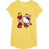image:imageHello Kitty Be Mine Candy Gifts Valentines TShirt SmallLemon Yellow
