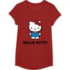 image:imageHello Kitty Character Front and Back TShirt SmallCranberry Red