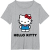 image:imageHello Kitty Character Front and Back TShirt SmallHeather Grey
