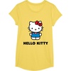 image:imageHello Kitty Character Front and Back TShirt SmallLemon Yellow
