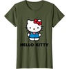 image:imageHello Kitty Character Front and Back TShirt SmallOlive Green