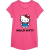 image:imageHello Kitty Character Front and Back TShirt SmallPink Heather