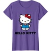 image:imageHello Kitty Character Front and Back TShirt SmallPurple Heather