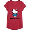 image:imageHello Kitty Character Front and Back TShirt SmallRed Heather