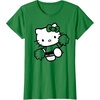image:imageHello Kitty Cheerleader Squad Team School Color TShirtKelly Green
