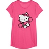 image:imageHello Kitty Cheerleader Squad Team School Color TShirtPink Heather