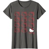 image:imageHello Kitty Classic Fit TShirt  Adult Black Crew Neck CottonPolyester Short SleeveAsphalt Grey
