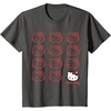 image:imageHello Kitty Classic Fit TShirt  Adult Black Crew Neck CottonPolyester Short SleeveAsphalt Grey