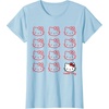 image:imageHello Kitty Classic Fit TShirt  Adult Black Crew Neck CottonPolyester Short SleeveBaby Blue