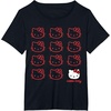 image:imageHello Kitty Classic Fit TShirt  Adult Black Crew Neck CottonPolyester Short SleeveBlack