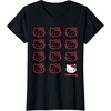image:imageHello Kitty Classic Fit TShirt  Adult Black Crew Neck CottonPolyester Short SleeveBlack