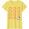 image:imageHello Kitty Classic Fit TShirt  Adult Black Crew Neck CottonPolyester Short SleeveLemon Yellow