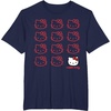 image:imageHello Kitty Classic Fit TShirt  Adult Black Crew Neck CottonPolyester Short SleeveNavy Blue