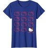 image:imageHello Kitty Classic Fit TShirt  Adult Black Crew Neck CottonPolyester Short SleeveRoyal Blue