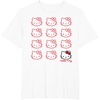 image:imageHello Kitty Classic Fit TShirt  Adult Black Crew Neck CottonPolyester Short SleeveWhite