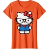 image:imageHello Kitty Distressed Nerd Glasses Tee Shirt TShirtOrange