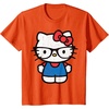 image:imageHello Kitty Distressed Nerd Glasses Tee Shirt TShirtOrange