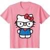 image:imageHello Kitty Distressed Nerd Glasses Tee Shirt TShirtPink