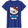 image:imageHello Kitty Distressed Nerd Glasses Tee Shirt TShirtRoyal Blue