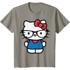 image:imageHello Kitty Distressed Nerd Glasses Tee Shirt TShirtSlate Grey